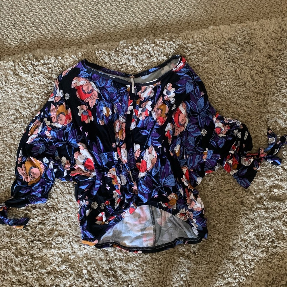 Free People Colorful Blouse